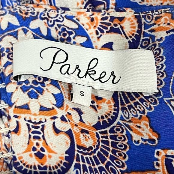 Parker Paisley Maxi Dress Small - Picture 7 of 8